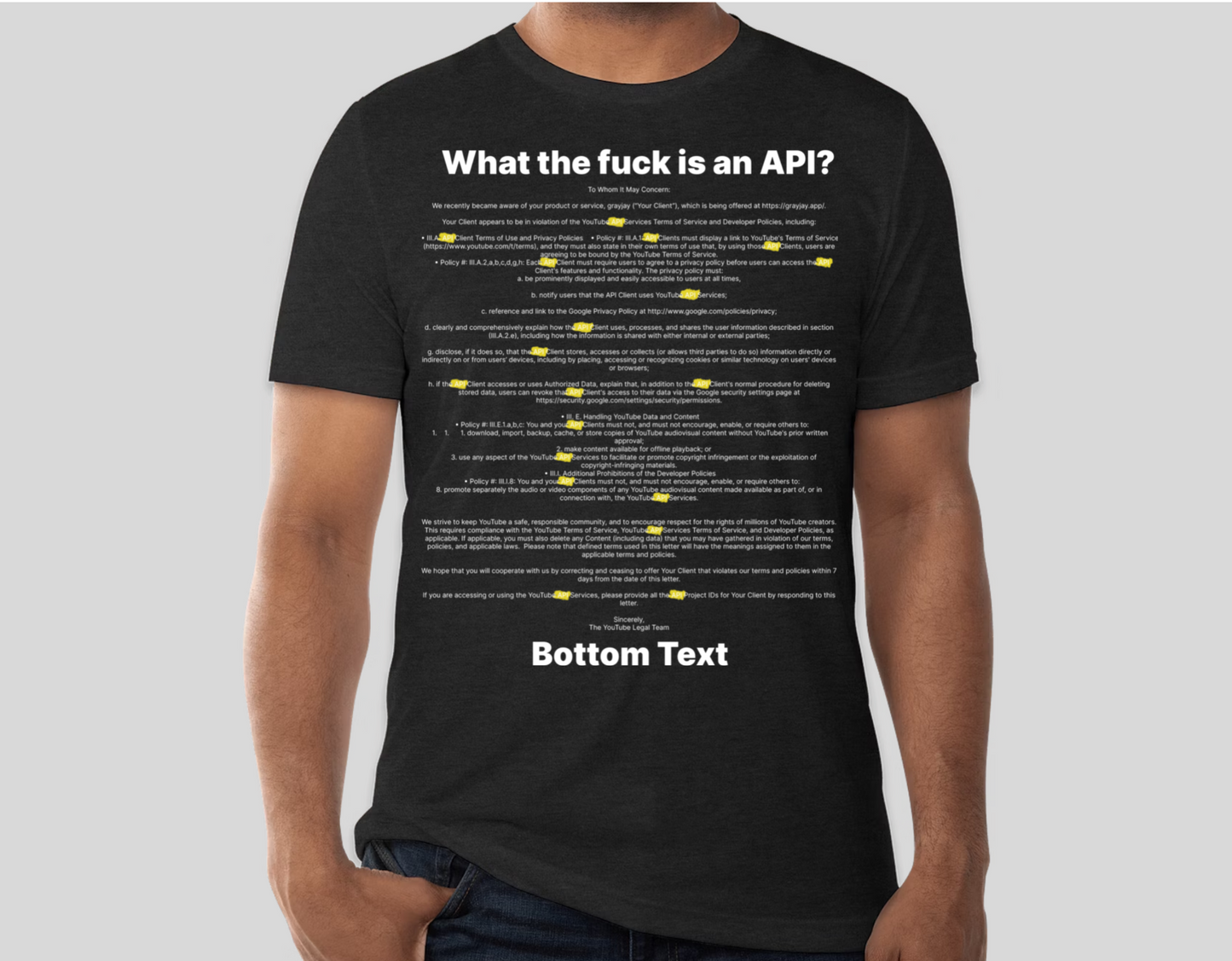 WTF is an API Shirt